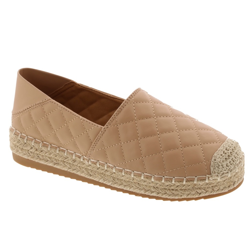BrandNew Women’s Platform Slip-on Espadrilles-Nude